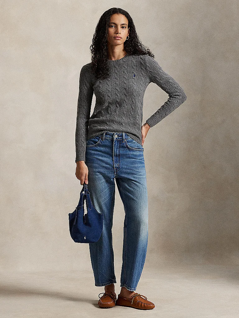 Vêtements Polo Ralph Lauren Pull torsadé à col rond en coton pour Accessoires - vue 10